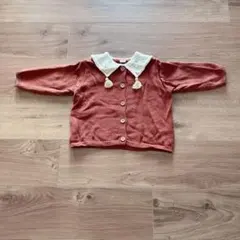 Cottoli タッセル付きカーディガン