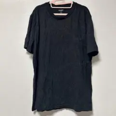올드 네이비 무지 티셔츠 크루 넥 반소매 L 블랙 코튼 폴리 평상시 사용