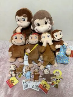 おさるのジョージ　ぬいぐるみ　まとめ売り