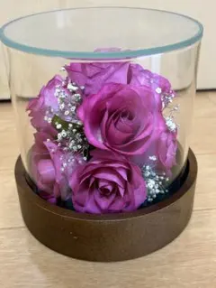 Reine De Fleur プリザーブドフラワー ガラスボールアレンジメント