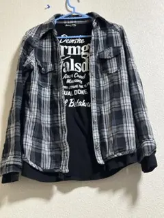 メゾンギルフィーのチェックシャツ