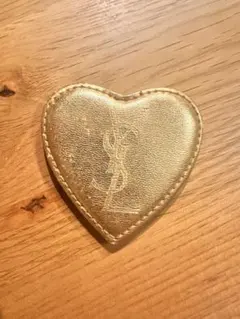 YSL ゴールド ハート型ミラー　ノベルティ