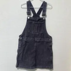 H&M グレー コーデュロイ ジャンバースカート 130