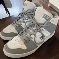 DC SHOES ハイカットスニーカー ホワイト グレーのサムネイル