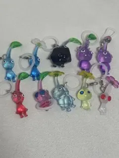 ピクミン カプセルトイ 10個セット　めじるしアクセサリー
