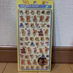 くまのプーさん　ミニ　ボンボンドロップシール　ディズニー