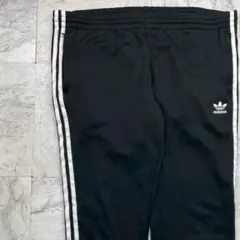 じ*も様 アディダス　トラックパンツ　メンズ　3XL　ブラック　トレフォイルロゴのサムネイル