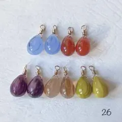 26チェコドロップビーズ　コンビ