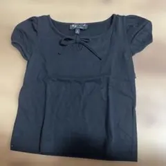 agnès b. ENFANT ブラック Tシャツ 6のサムネイル