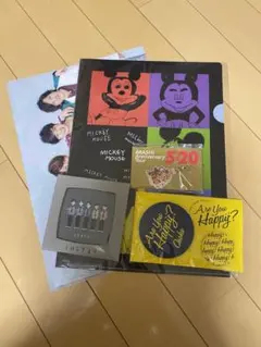 嵐　ファイル2枚、鏡、バッチ、キーホルダーセット