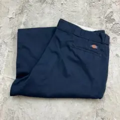 ディッキーズ　Dickies　874　ワークパンツ　古着　ネイビー　W40