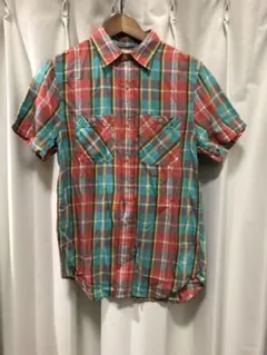 DENIM&SUPPLY RALPH LAUREN チェック柄シャツ　S 半袖