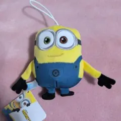 ミニオン ボブ　ぬいぐるみストラップ 約10cm