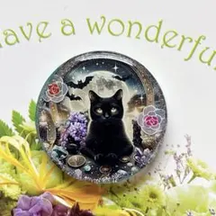 NO 689レジン　ヘアゴム　ブローチ　ハンドメイド　猫ちゃん