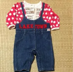 ジャンクストア 重ね着風 ロンパース 70