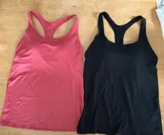 UNIQLO AIRism ブラック タンクトップ M ２枚セット