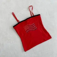 ⭐️新品チューブトップ⭐️タグ付き Mサイズ 国旗 レッド 赤 インナー