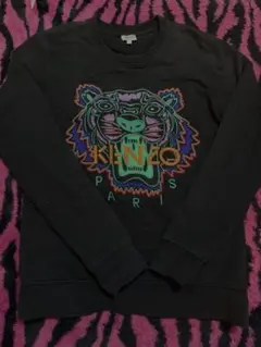 KENZO PARIS タイガー刺繍 スウェット ブラック Sのサムネイル