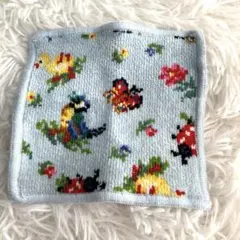 フェイラー ハイジプティ 水色 ハンカチ USED品