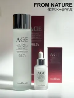 フロムネイチャー AGE トリートメント 化粧水 & 美容液