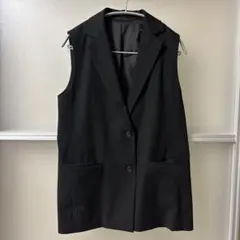 UNIQLO テーラードベスト ブラック Sサイズのサムネイル