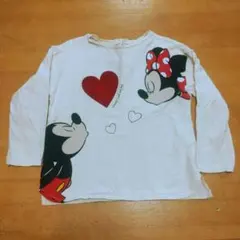 ザラベイビー　ロンT　ミッキーミニー　ディズニー　100
