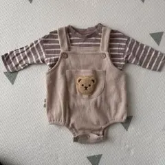 長袖Tシャツ　サロペット　セット