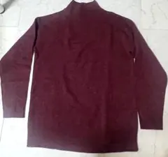 UNIQLO ハイネックニット ボルドー