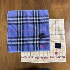 BURBERRY タオルハンカチ 2枚セット