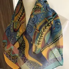 特別大特価！新品　日本製デザインスカーフ