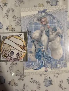 第五人格　レディファウロ　幼稚園缶バッジ✖️特典ポストカード2点セット