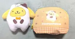 【新品未使用】ポムポムプリン マスコット＆ポーチ 2点セット！