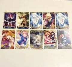 Fate　FGOアーケード　10枚セット　ギルガメッシュ　エリザベート