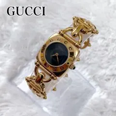 激レア GUCCI シニョーリア シェル 文字盤 クォーツ スクエア 稼働品
