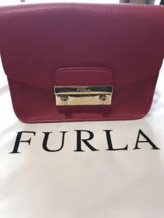FURLA フルラ メトロポリス　ショルダーバッグ　レッド　赤