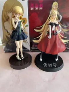 傷物語 フィギュアセット ポッパレ 忍野忍 ＆ ねんどろいど キスショット 傷物語 キスショット 忍野忍 西尾維新 鉄血 お座り フィギュア 2