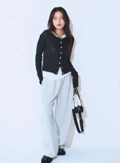 JEANASIS⭐︎スウェットコクーンタックパンツ