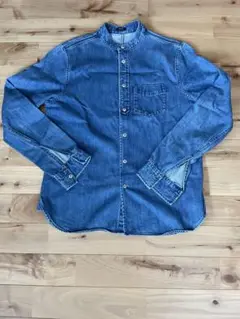 DENHAM バンドカラー デニムシャツ