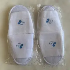 ミッキーマウス スリッパ ホワイト