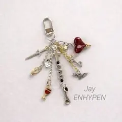 ジェイENHYPEN Jayイメージ ビーズチャーム キーホルダー