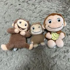 おさるのジョージ ぬいぐるみ 7体セット - メルカリ