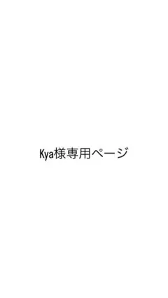 Kya様専用ページ