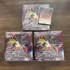 遊戯王CHAOS ORIGINS 4BOX シュリンク付き - メルカリ
