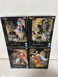 history BOXベジータ 亀仙人 ブルマ 悟空フィギュアセット