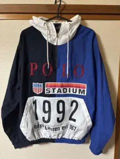 Lo-Life STADIUM ローライフ　スタジアムジャケット　1992 90's Vintage Polo Ralph Lauren stadium 1992 hurdle man