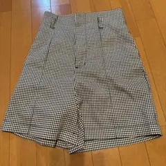 オリーブデオリーブ ギンガムチェックショートパンツ