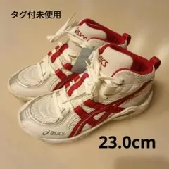 ASICS バスケットボールシューズ ホワイト/レッド