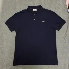 新品未使用品 ラコステ ポロシャツ ネイビー LACOSTE（ラコステ） ポロシャツ 配色リブニットインディゴポロシャツ