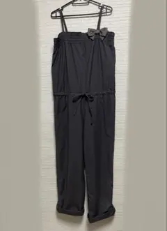 グレー　オーバーオール　Mサイズ