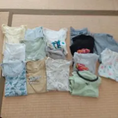 子供服 インナー タンクトップ 肌着 半袖 夏物 120cm　長袖　恐竜